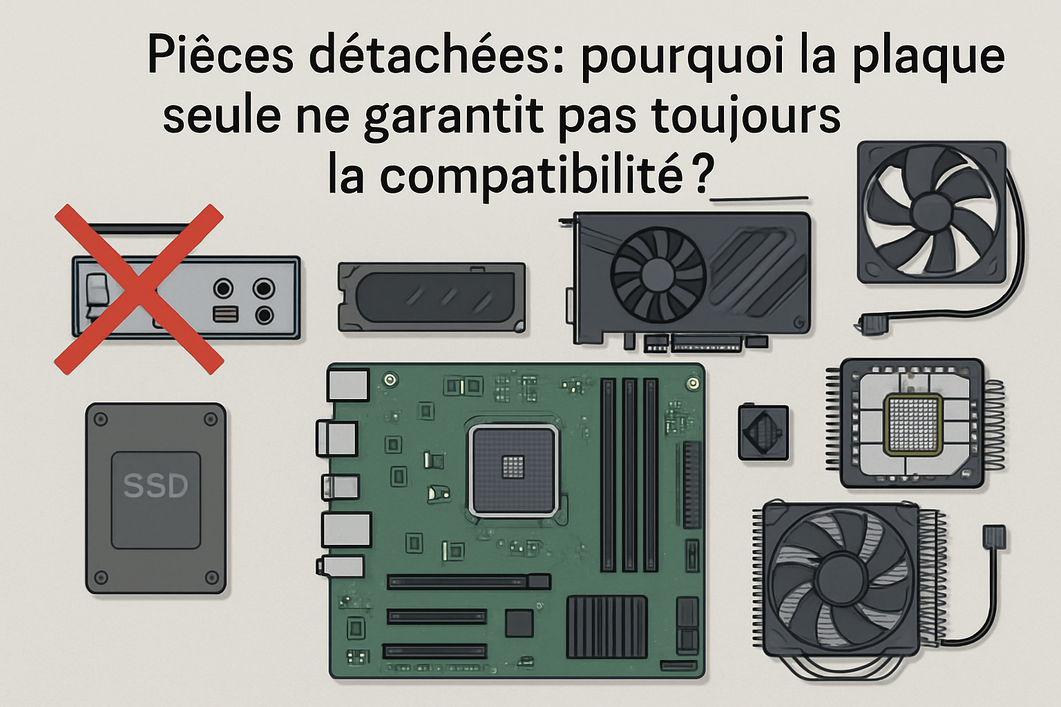 Pourquoi la plaque d'immatriculation ne suffit pas pour une pièce