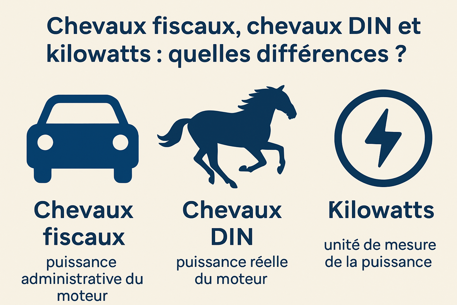 5 CV, 67 kW, 91 ch : trois nombres pour la même voiture